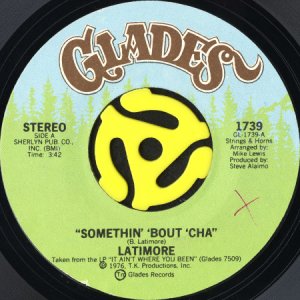画像1: LATIMORE / SOMETHIN' 'BOUT 'CHA b/w SWEET VIBRATIONS (45's) (1)