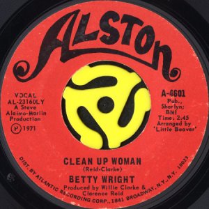 画像1: BETTY WRIGHT / CLEAN UP WOMAN (45's) (1)