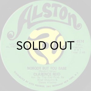画像1: CLARENCE REID / NOBODY BUT YOU BABE (45's) (1)