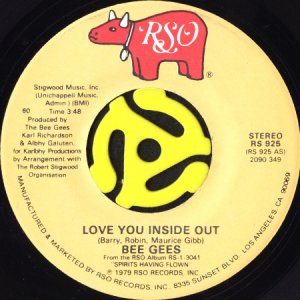 画像1: BEE GEES / LOVE YOU INSIDE OUT (45's) (VINYL PRESS) (1)