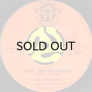 レアグルーブ【Pharaohs・love and happiness THE PHARAOHS / LOVE AND HAPPINESS b/w FREEDOM ROAD (45's