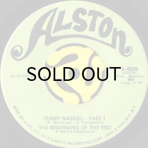 画像1: THE BEGINNING OF THE END / FUNKY NASSAU (45's) (1)