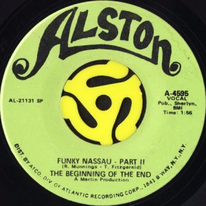 画像2: THE BEGINNING OF THE END / FUNKY NASSAU (45's) (2)