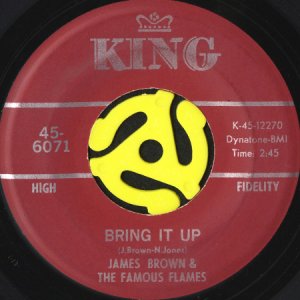 画像1: JAMES BROWN AND THE FAMOUS FLAMES / BRING IT UP (45's) (1)