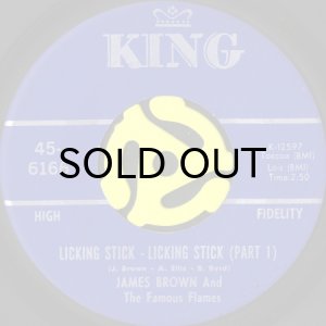 画像1: JAMES BROWN AND THE FAMOUS FLAMES / LICKING STICK - LICKING STICK (45's) (1)