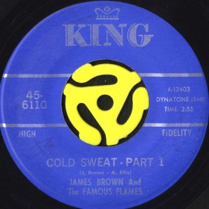 画像1: JAMES BROWN AND THE FAMOUS FLAMES / COLD SWEAT (45's) (1)