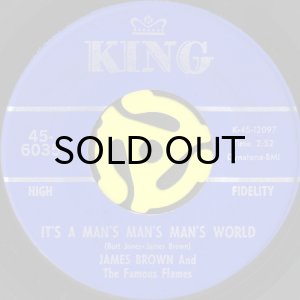 画像1: JAMES BROWN AND THE FAMOUS FLAMES / IT'S A MAN'S MAN'S MAN'S WORLD (45's) (1)