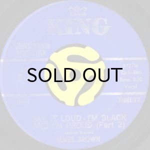 画像2: JAMES BROWN / SAY IT LOUD, I'M BLACK AND I'M PROUD (45's) (2)