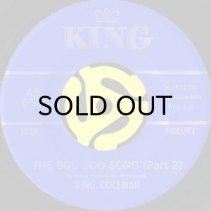 画像2: KING COLEMAN / THE BOO BOO SONG (45's) (2)