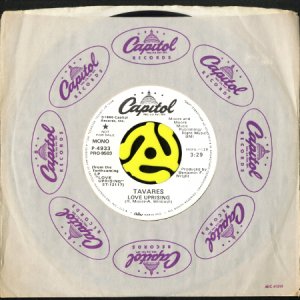 画像3: TAVARES / LOVE UPRISING (45's) (WHITE PROMO) (3)
