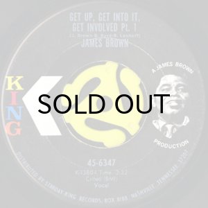画像1: JAMES BROWN / GET UP, GET INTO IT, GET INVOLVED (45's) (1)