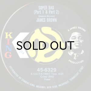 画像1: JAMES BROWN / SUPER BAD (45's) (1)