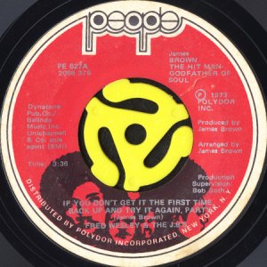 画像1: FRED WESLEY & THE J.B.'S / IF YOU DON'T GET IT THE FIRST TIME, BACK UP AND TRY IT AGAIN, PARTY (45's) (1)