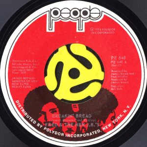 画像1: FRED & THE NEW J.B.'S / BREAKIN' BREAD b/w FUNKY MUSIC IS MY STYLE (45's) (1)