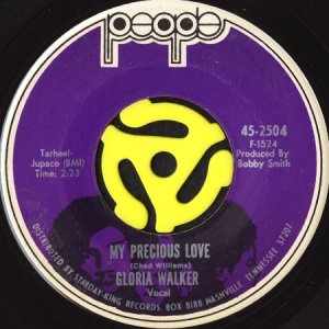 画像1: GLORIA WALKER / MY PRECIOUS LOVE b/w PAPA'S GOT THE WAGON (45's) (1)