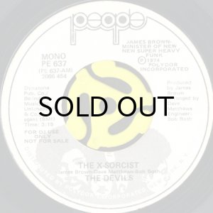 画像1: THE DEVILS / THE X-SORCIST (45's) (WHITE PROMO) (1)