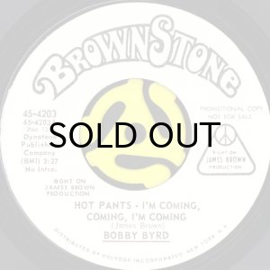 画像1: BOBBY BYRD / HOT PANTS - I'M COMING, COMING, I'M COMING (45's) (WHITE PROMO) (1)