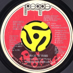 画像2: FRED & THE NEW J.B.'S / MAKIN' LOVE b/w RICE 'N' RIBS (45's) (2)