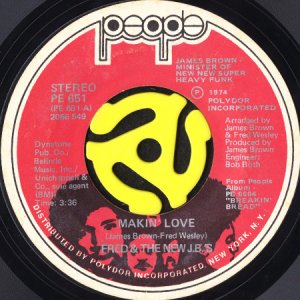 画像1: FRED & THE NEW J.B.'S / MAKIN' LOVE b/w RICE 'N' RIBS (45's) (1)