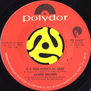画像1: JAMES BROWN / IT'S TOO FUNKY IN HERE (45's) (1)