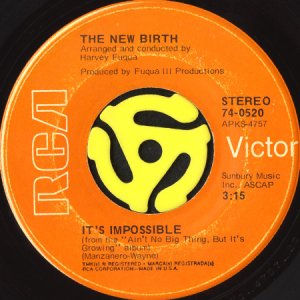 画像2: THE NEW BIRTH / HONEYBEE b/w IT'S IMPOSSIBLE (45's) (2)