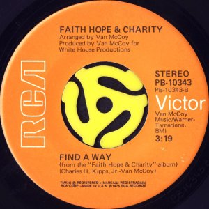 画像2: FAITH HOPE & CHARITY / TO EACH HIS OWN (45's) (2)