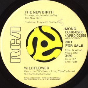 画像1: THE NEW BIRTH / WILDFLOWER (45's) (PROMO) (1)