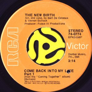 画像1: THE NEW BIRTH / COME BACK INTO MY LIFE (45's) (1)