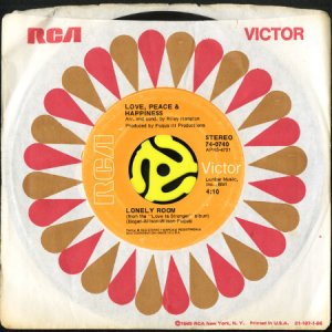 画像3: LOVE, PEACE & HAPPINESS / LONELY ROOM (45's) (3)