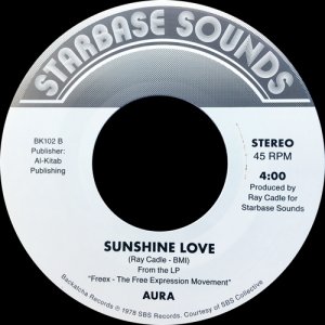 画像2: AURA / FREEX (FRE'AK) b/w SUNSHINE LOVE (45's) (2)