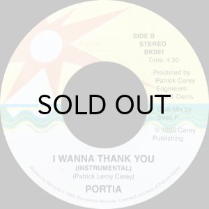 画像2: PORTIA / I WANNA THANK YOU (45's) (2)