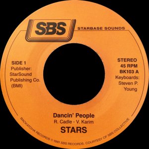 画像1: STARS / DANCIN' PEOPLE (45's) (1)