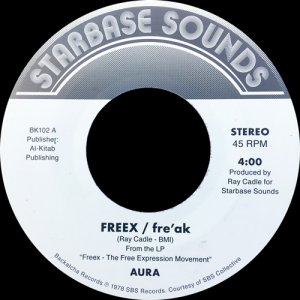 画像1: AURA / FREEX (FRE'AK) b/w SUNSHINE LOVE (45's) (1)