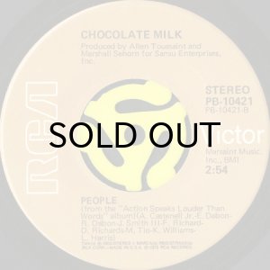 画像2: CHOCOLATE MILK / MY MIND IS HAZY b/w PEOPLE (45's) (2)