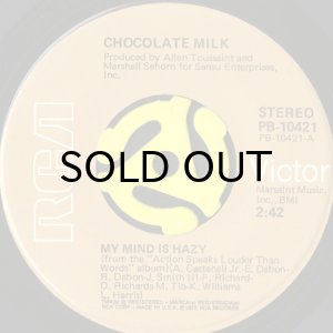 画像1: CHOCOLATE MILK / MY MIND IS HAZY b/w PEOPLE (45's) (1)