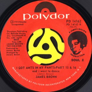 画像2: JAMES BROWN / I GOT ANTS IN MY PANTS (45's) (2)