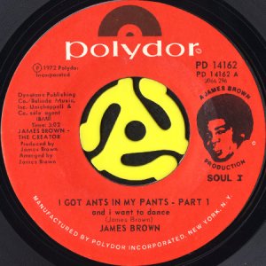画像1: JAMES BROWN / I GOT ANTS IN MY PANTS (45's) (1)