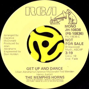 画像1: THE MEMPHIS HORNS / GET UP AND DANCE (45's) (PROMO) (1)