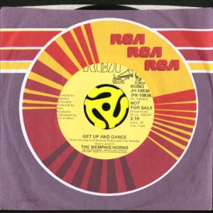 画像3: THE MEMPHIS HORNS / GET UP AND DANCE (45's) (PROMO) (3)