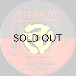 画像1: AVERAGE WHITE BAND / QUEEN OF MY SOUL b/w WOULD YOU STAY (45's) (1)