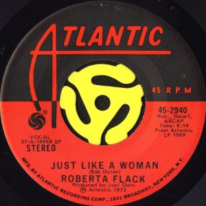 画像2: ROBERTA FLACK / KILLING ME SOFTLY WITH HIS SONG (45's) (2)