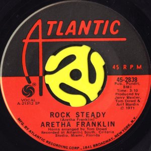 画像1: ARETHA FRANKLIN / ROCK STEADY (45's) (1)