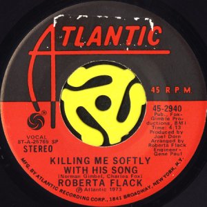 画像1: ROBERTA FLACK / KILLING ME SOFTLY WITH HIS SONG (45's) (1)