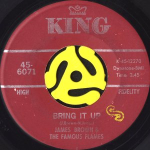 画像1: JAMES BROWN AND THE FAMOUS FLAMES / BRING IT UP (45's) (1)