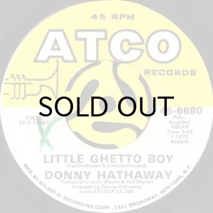 画像1: DONNY HATHAWAY / LITTLE GHETTO BOY (45's) (1)