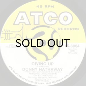 画像1: DONNY HATHAWAY / GIVING UP b/w JEALOUS GUY (45's) (1)