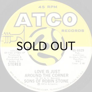 画像1: SONS OF ROBIN STONE / LOVE IS JUST AROUND THE CORNER b/w GOT TO GET YOU BACK (45's) (1)