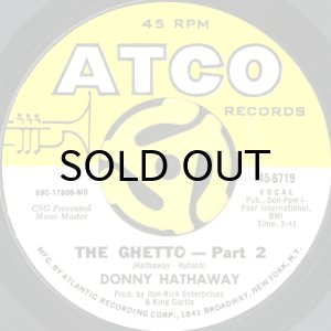 画像2: DONNY HATHAWAY / THE GHETTO (45's) (2)