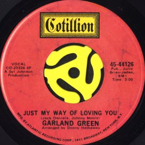 画像1: GARLAND GREEN / JUST MY WAY OF LOVING YOU (45's) (1)