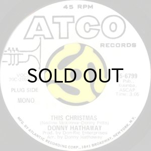 画像2: DONNY HATHAWAY / THIS CHRISTMAS (45's) (WHITE PROMO) (2)